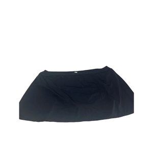 New Women’s Plus Size 26W Bathing Suit Black Swim Skirt Bottoms with Underwear